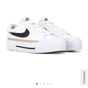 Nike Court Legacy Lift Womens 8.5 Platform Shoes Sneakers Chunky. Worn once.